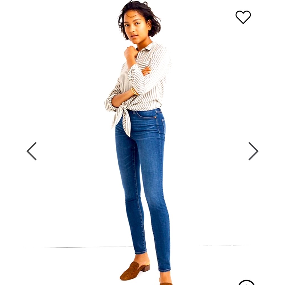 MADEWELL Curvy High-Rise Skinny Jeans